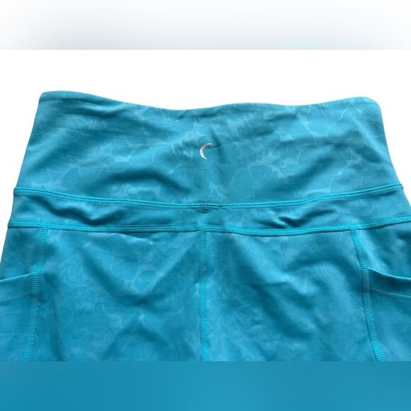 NWT Zyia Active Aqua Paradise pocket light n tight high rise capri size 8-10 - Picture 6 of 7